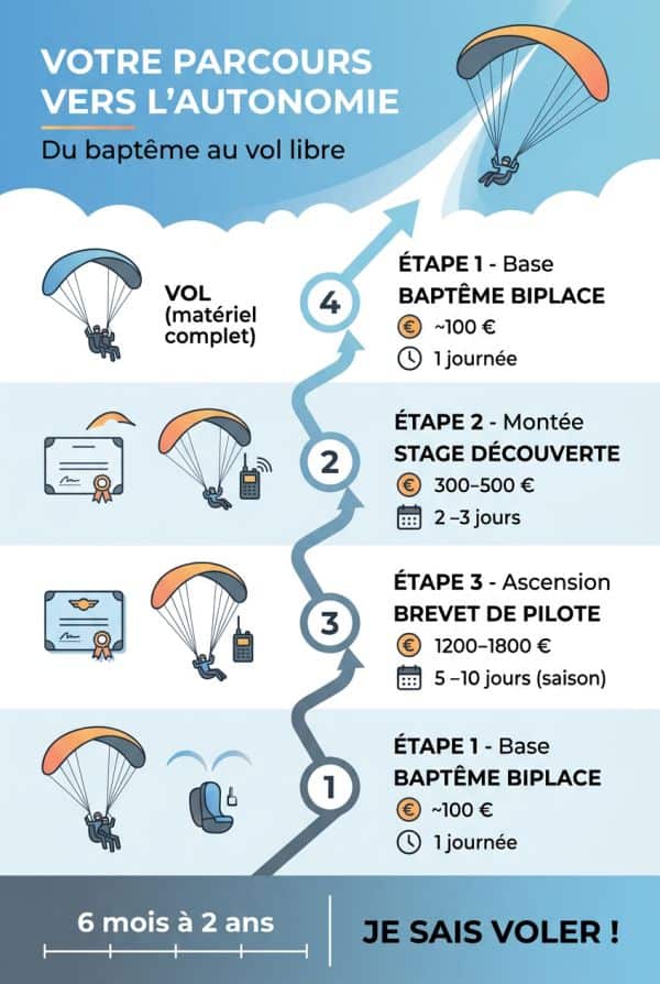 De la découverte à l'autonomie : parcours de progression