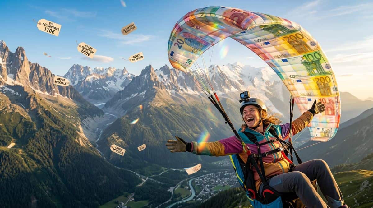 Combien coûte un vol en parapente ?