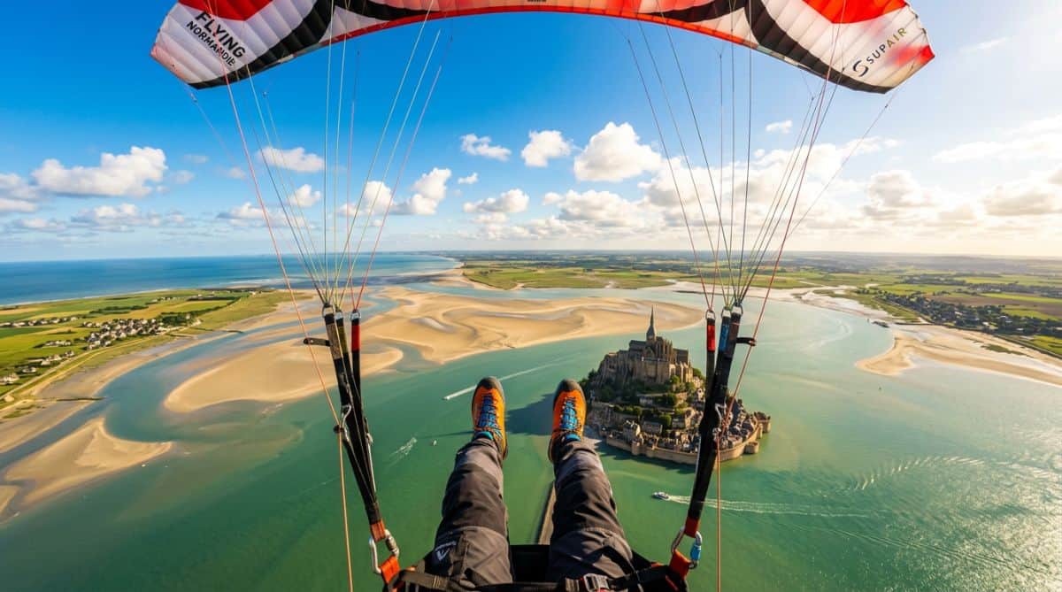 Voler en parapente en Bretagne et Normandie