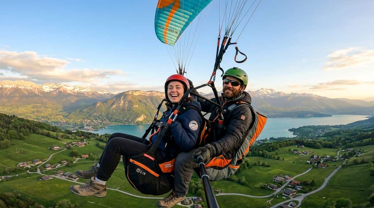 Votre tout premier vol en parapente, étape par étape